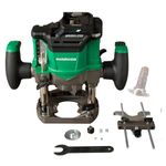 Metabo HPT 36V MultiVolt Cordless Plunge Router | Tool Only - No Battery | Includes 1/2-Inch and 1/4-Inch Collets | Variable Speed | Optional AC Adapter | M3612DAQ4