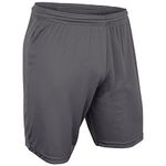 CHAMPRO Boys' Vision Athletic Gym Shorts, Charcoal, Large