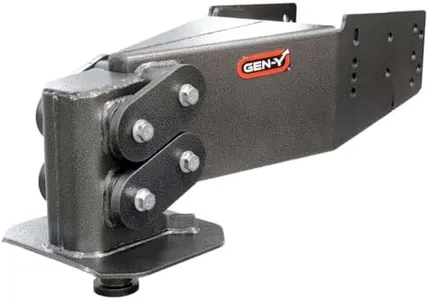 GEN-Y Hitch GH-8070 Executive Torsion-Flex King Pin Fifth Wheel Box, 4.5K - 6.5K Pin Weight, 30K Towing - Check Fitment Chart