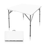 HYMnature Folding Card Table 34" Pl