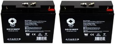 Replacement Battery Solar Trunk Pac ES6000 Jump Starter 12V 18Ah Jump Starter Battery -(SPS Brand) - Pack of 2