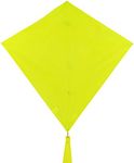 In the Breeze 3296 - Lemon 30 Inch Diamond Kite - Solid Yellow, Fun, Easy Flying Kite