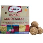 From Granny - Gond Ladoo For After Baby Delivery | Gond Ke Laddu with Jaggery | Dinkache Ladoo | Gond Laddu For After Pregnancy | Postpartum Ladoo Gond - 250g | Gond Dry Fruits Ladoo