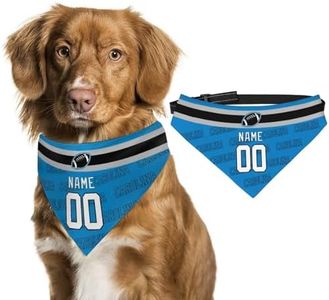 Carolina Pet Dog Bandana Personalized Dog Bandana Scarf Bib for Pet Cat Dog