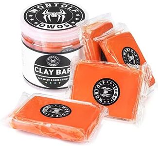 Wontolf Car Clay Bar 4 Pack 100g Premium Grade Clay Bars Auto Detailing Magic Clay Bar Kit Cleaner Car Detailing Kit with Washing and Adsorption Capacity for Car Detailing Car Wash Clean