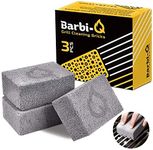 Barbi-Q Grill Cleaning Bricks - Grill Stone | Griddle Cleaner Block - Pumice Stone Brick Cleaner for BBQ | Grills | Racks | Flat Top Grill | Pool | Toilet Cleaner - (Pack of 3)