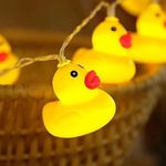 NIWWIN Children's Bedroom Cute Animal Duck Night Lights for Holiday Lights Wall Window Tree Decorative Party Yard& Garden Kids Living-Room Dorm Decor (Duck)