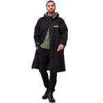 Regatta Outdoor Active Unisex Waterproof Changing Robe - Black - LXL