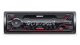 Sony DSXA410BT Mechless Media Receiver with NFC/Bluetooth/iPod/Android Direct Connectivity, Red