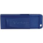 Verbatim 64GB USB 2.0 Flash Drive - Cap-Less & Universally Compatible - Blue