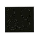 AEG 3000 Series Ceramic Hob HK624010FB, Built-in Hob, 4 Zones with extendable cooking zone, 60cm, Heat Indicators, Touch Controls, Child Safety Lock, OptiFix - One Step Install, 38x560x490mm, Black