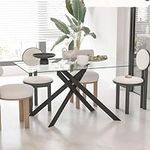 Glass Dining Table for 4 People, 51