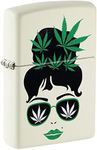 Zippo Cannabis Girl Design Glow in 