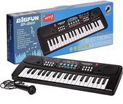 Kids and Adult Piano Keyboard Electric Piano for Kids with Recording Microphone Portable Electronic for Beginners Light and Musical Toys for Girls Boys Ages 3-12 (61 Keys) (BF 630A1 61 Keys)