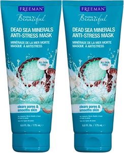 Freeman Feeling Beautiful Facial Anti-Stress Mask, Dead Sea Minerals 6 floz - Set of 2