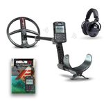 XP Metal Detectors DEUS II RC - 11" FMF Coil with WSAII-XL wireless headphones bundle - waterproof and multifrequency metal detector with XP DEUS II Remote Control & S-Telescopic Stem