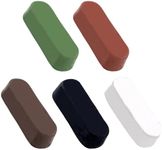 Tanstic 5Pcs Polishing Compound Kit, Buffing, Polishing and Cutting Compound Includes Black Emery, Brown Tripoli, White Diamond, Red Rouge, General Green