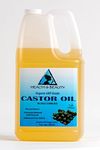 Castor Oil Organic USP Grade Cold Pressed Hexane Free Premium Quality Prime Pure 7 LB, 1 gal, 3178 ml