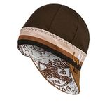 Welder Nation 8 Panel Welding Cap, 100% Cotton, Duck Canvas Exterior, Protective, Durable Men’s Hats with No Unicorn Peak for Heavy-Duty Jobs - Premium, Comfortable Welder Hat - 10 oz, 8, The Old Dog