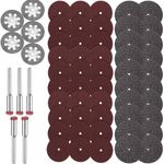DIY Crafts Pack Of 20 Pcs, Multi, 2 Pcs Mandrel/Connecting Shank, Abrasive Diamond Cutting Disc Resin Cutting Sheet Circular Saw Blade Wo(Pack Of 20 Pcs, Multi, 2 Pcs Mandrel/Connecting Shank)