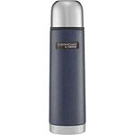 ThermoCafé by Thermos Stainless Steel Flask, Hammertone Blue, 1L