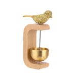 CLUB BOLLYWOOD® Shopkeeper Bells Wood Barns for Door Opening Shop Business DoorBells Hanging with Bird | Home & Garden | Home Improvement | Doorbells | 1 Shopkeeper Bell