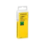 Stanley 1-TRA704T"Type G" Staples, Silver, 6 mm, Set of 1000 Piece , Yellow