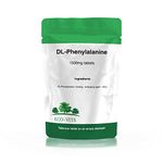 ECO-VITS DL-PHENYLALANINE DLPA (1500mg) 120 TABS Recyclable Packaging. Sealed Pouch