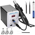 TXINLEI 858D Hot Air Gun LED Display SMD Soldering Rework Station 110V 700W