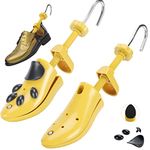 Exshoiu 1 Pair of Shoe Stretcher for Wide Feet, 2-Way Adjustable Instep Shoe Tree for Men,7-12