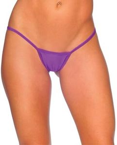 BODYZONE Women's Cover Strap T-Back, Purple, One Size