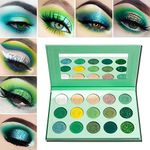 Afflano Green Eyeshadow Palette, Gr
