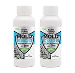 Paint-Guard Mold Prevention Paint Additive - Mix Into Paint to Protect Walls, Ceilings, Cabinets, and Bathrooms from Mold and Mildew Growth (1, 2 Gallon Treatment)