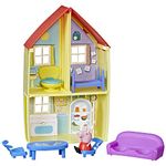 Peppa Pig Peppa’s Adventures Peppa’s Family House Playset Preschool Toy, includes Figure and 6 Accessories Multicolor F2167