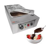 ALDKitchen Chocolate Melting Machine | Stainless Steel | Chocolate Fondue (5-Tank)