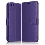 ELESNOW Case for iPhone 6 / 6S, Premium Leather Flip Phone Case Cover with Magnetic Closure Compatible with Apple iPhone 6 / 6S -4.7 inches (Purple)