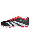 Adidas Unisex Synthetic Predator Club FxG, Football Shoes, Black, UK-5