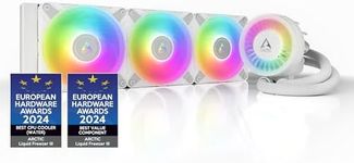 ARCTIC Liquid Freezer III 360 A-RGB - Water Cooling PC, AIO CPU Water Cooler, Intel & AMD, Efficient PWM-Controlled Pump, Fan: 200–2000 RPM, LGA1851 und LGA1700 Contact Frame - White