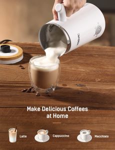 YISSVIC Electric Milk Frother – Automatic Foam Maker for Coffee