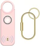 ARPHTYL Personal Safety Alarm for Women Safety Keychain Self Defense Keychain for Women Rechargeable Protection Devices Emergency 135db Strobe Light Upgraded Vibration Sensing Mode (Pink)