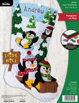 Bucilla Felt Applique Stocking Kit,