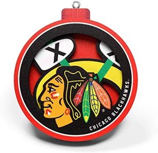 NHL Chicago Blackhawks 3D Logo Series Ornament