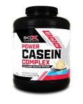 BioX Power Casein Complex | Ultra Sustained Slow Release Protein Complex | 26g Protein, 5g Glutamine, 5g BCAAs | Slow Digesting Whey Protein | 5LBS (Vanilla)