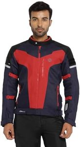 Royal Enfield Windfarer V2 Riding Jacket Dark Navy (M) 40 Cm Pro-Tech Ce Level 2 Protectors At Shoulder, Elbow And Back & Pocket At Chest That Can Be Upgraded Ergo Pro-Tech Ce Level 1 Armours