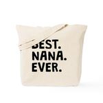 CafePress Best Nana Ever Tote Bag Natural Canvas Tote Bag, Reusable Shopping Bag