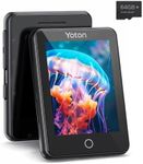YOTON MP3 Player 80GB with Bluetooth 5.2, 2.4 in Full Touch Screen, Digital Lossless Music, with Built-in Speaker, 8H Play Time, HiFi Sound, FM Radio, Earphones Included