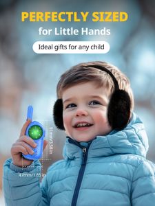 Kids Rechargeable Walkie Talkies 2-Pack – Long Range Two-Way Radios