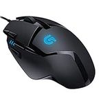 Logitech G402 Hyperion Fury Wired Gaming Mouse, 4,000 DPI, Lightweight, 8 Programmable Buttons, DPI Switch Button, Compatible with PC/Mac - Black