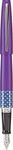 Pilot MR Retro Pop Collection Fountain Pen, Purple Barrel with Ellipse Accent, Medium Nib, Black Ink (91444)