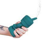 TUSHY Travel Bidet: Collapsible & Expandable for Discreet Portability | Refreshing Clean for Home, Camping, Outdoors & Travel (Helps Hemorrhoid Relief, Peri Bottle for Postpartum Care), Takeoff Teal